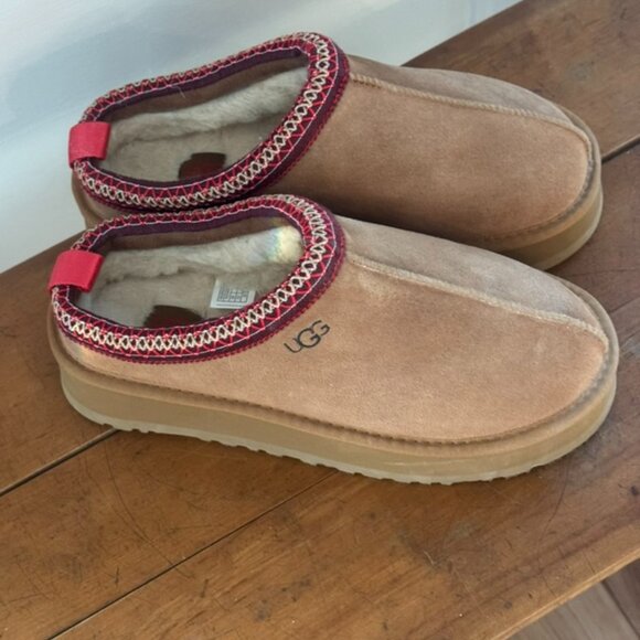 Women's UGG Tazz Platform Slipper Chestnut Women's Tasman Chestnut Size 9 - Picture 2 of 6